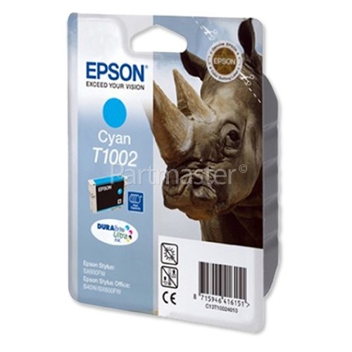 Epson Genuine T1002 Cyan Ink Cartridge