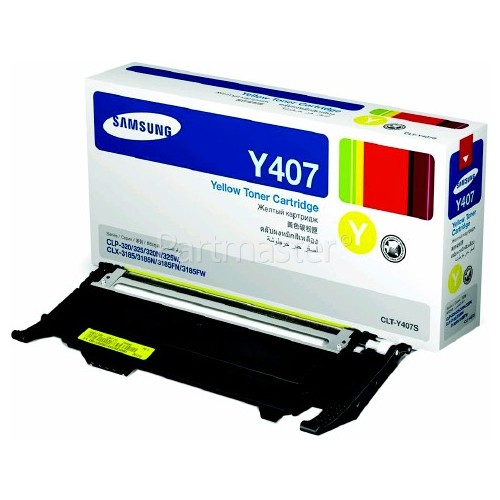 Samsung Genuine CLTY4072S Yellow Toner Cartridge