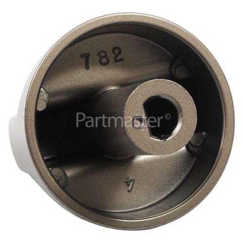 DeLonghi Cooker Burner Control Knob Gold www.partmaster.co.uk