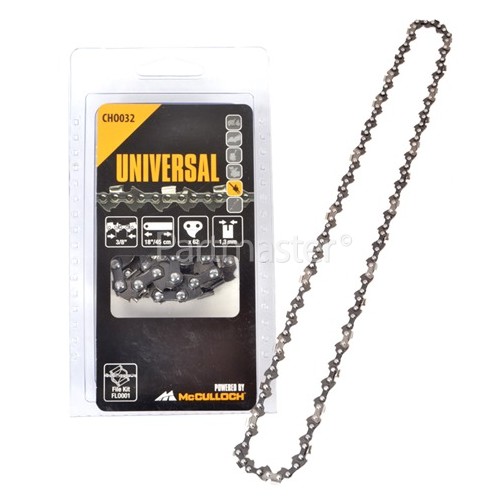 Poulan Pro PP4618 CHO032 45cm (18") 62 Drive Link Chainsaw Chain