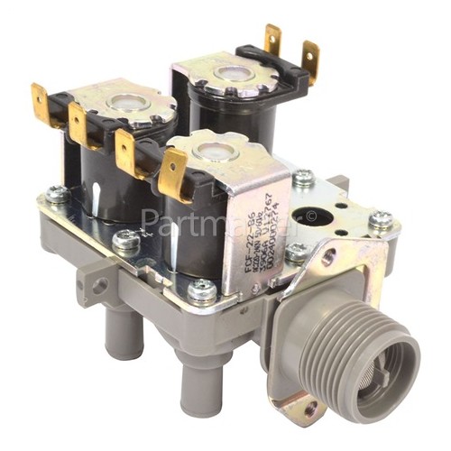 Cold Water Triple Inlet Solenoid Valve : 90Deg.