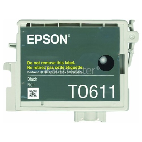 Epson Genuine T0611 Black Ink Cartridge