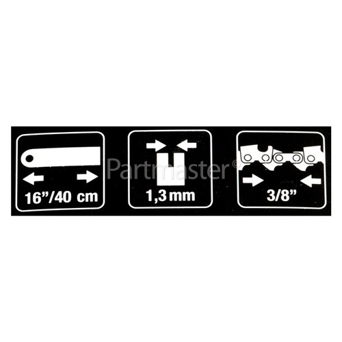 McCulloch BRO036 40cm (16") 56 Drive Link Chainsaw Bar