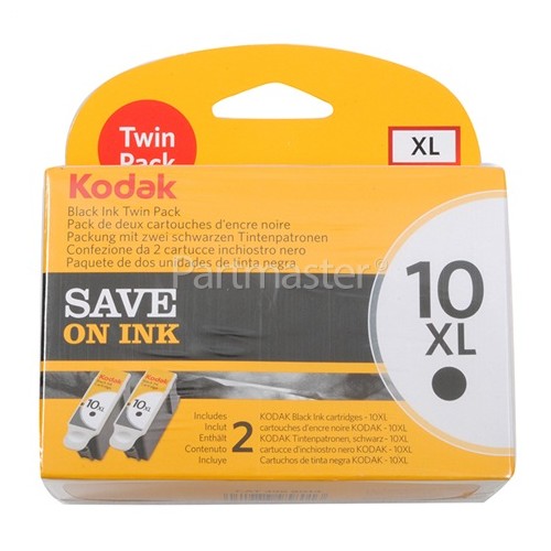 Kodak Genuine 10XL Twin Pack Black Ink Cartridges - 3958014