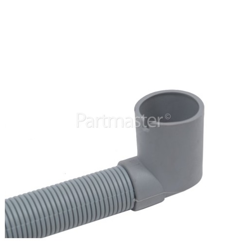 2.4mtr. Drain Hose 22mm End Right Angle End 30mm, Internal Dia.s' www