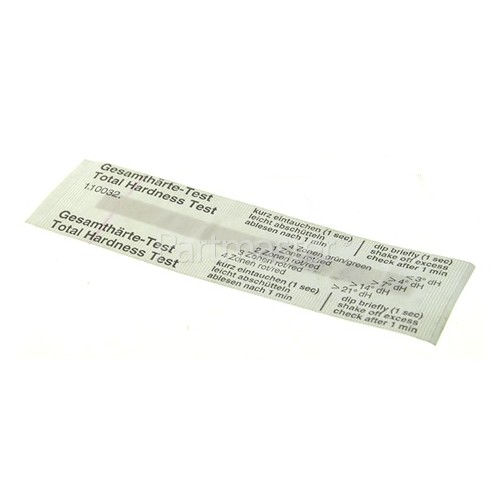 Delonghi Water Hardness Testing Strip www.partmaster.co.uk