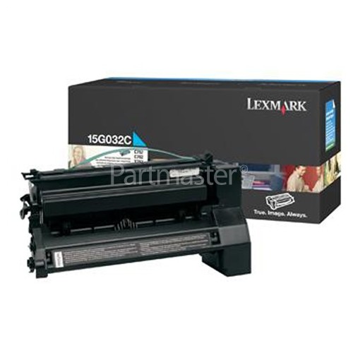 Lexmark Genuine 15G031C Cyan Toner Cartridge