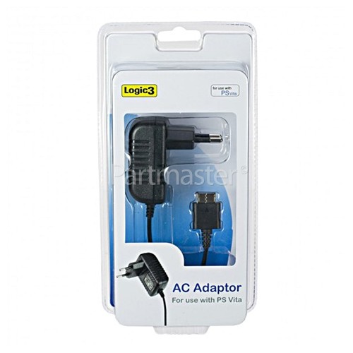 Logic 3 Playstation Vita AC Charger - Euro 2 Pin Plug