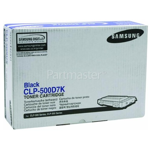 Samsung Genuine CLP500D7K Black Toner Cartridge