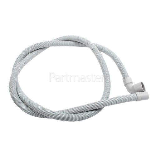 Indesit 2. 14M Drain Hose 19mm End With Right Angle End 30mm, Internal Dia.s'