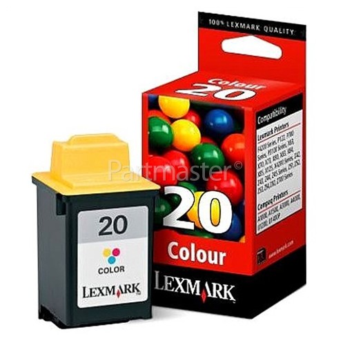 Lexmark Genuine 20 Colour Ink Cartridge