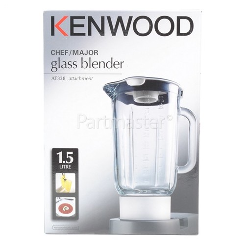 Kenwood AT358 Glass Liquidiser Complete - Black Trim