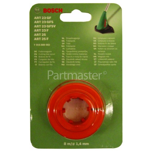 Bosch Cuttimg Line Spool 8m X 1 4mm Www Partmaster Co Uk