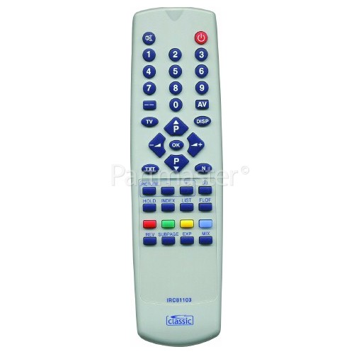 Classic CT 2007 IRC81103 Remote Control