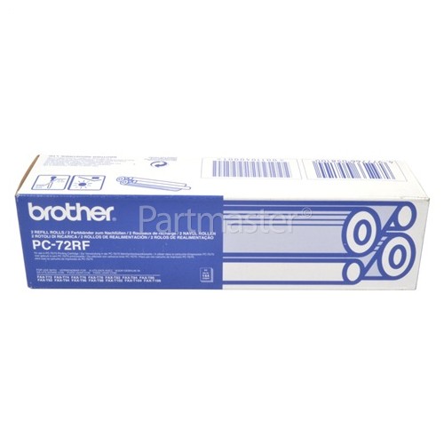 Brother Genuine PC72RF 2x Ribbon Refill (Pack Of 2)