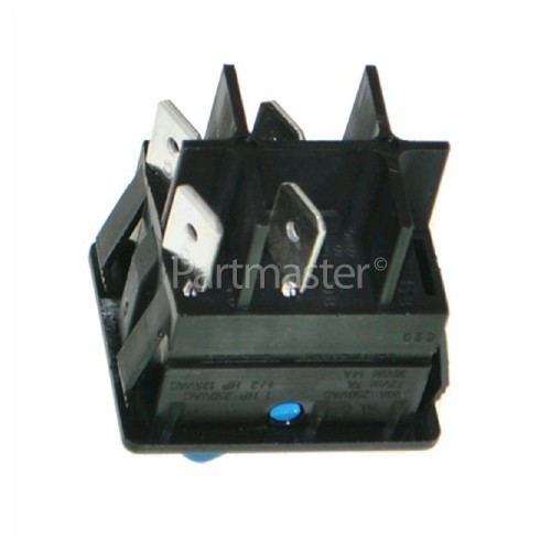 Numatic On/Off Rocker Switch ; 4Tag Blue