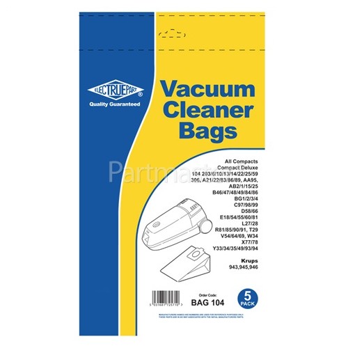 Lloyds Neckermann B01 Dust Bag (Pack Of 5) - BAG104