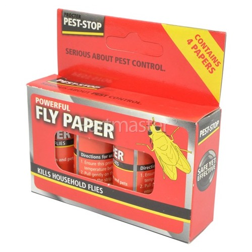 Pest Stop Fly Papers (Box Of 4) (pest Control)