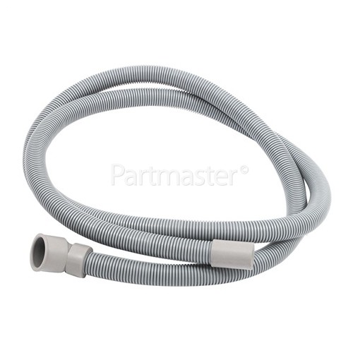 Diplomat ADP8234 1.86Mtr. Drain Hose Straight 19mm To Slight Angle End 29mm Internal Dia's.
