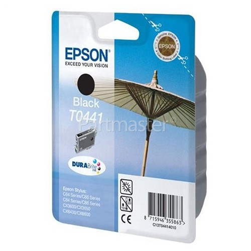 Epson Genuine T0441 Black DURABrite Single Cartridge