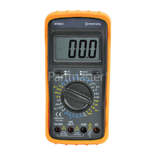 Professional Ac/Dc Digital Multimeter 600V 2MA 10A Safety Tester PPE
