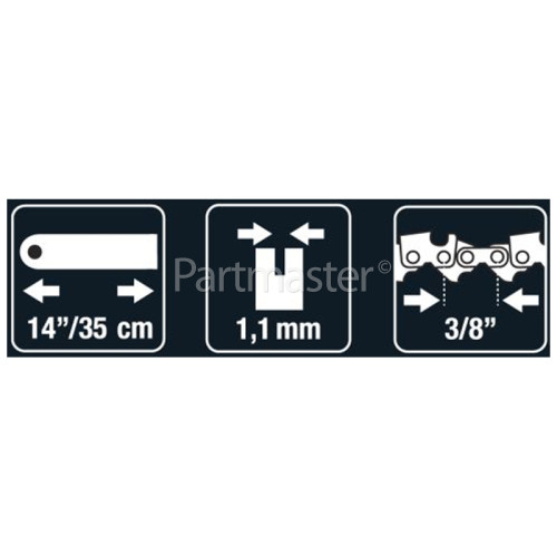 Stihl BRO004 35cm (14") 50 Drive Link Chainsaw Bar