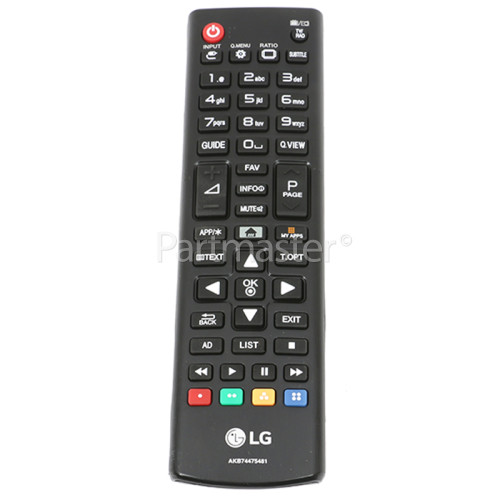 LG AKB74475481 Remote Control