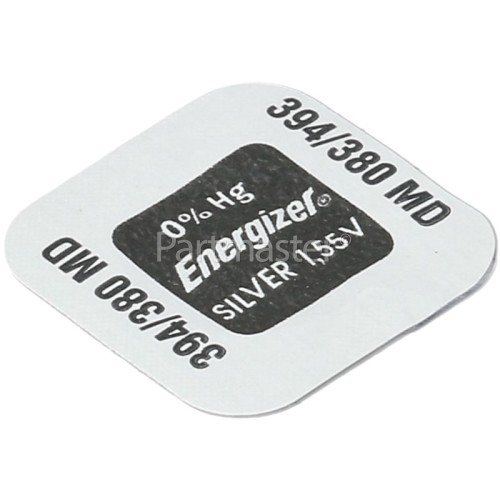 Energizer 394 / 380 1.55V Silver Oxide Button Cell