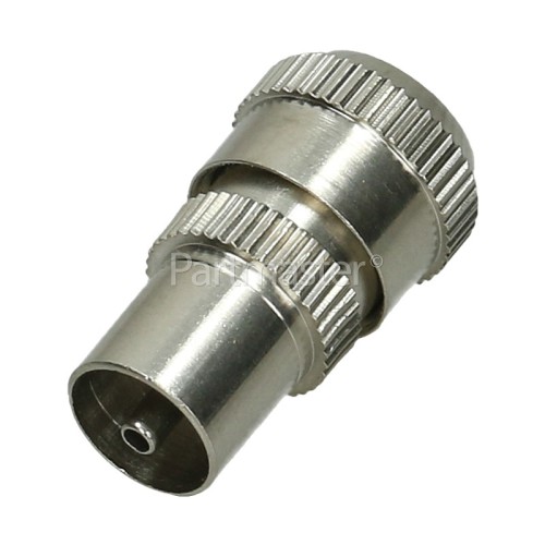 Avix Nickel Plated Brass Coaxial Plugs (Pack Of 25)