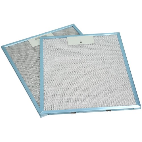 Metal Grease Filter (Pair) 320x255mm www.partmaster.co.uk