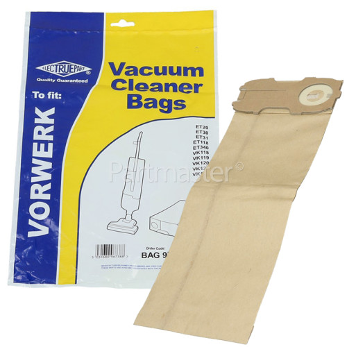 Menalux Vorwerk Vacuum Cleaner Hoover Dust Bags (Pack Of 10)