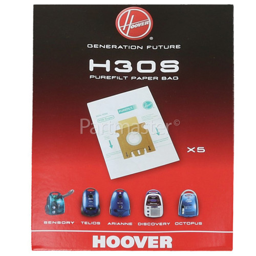 Hoover KCS2407135 H30S Dust Bag (Pack Of 5)