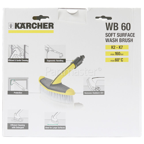 Karcher K5.50MH K2-K7 WB-60 Soft Surface Wash Brush : Car. Van, Glass, Greenhouse, Conservatory Etc.