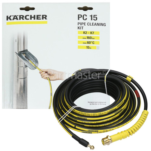 Karcher K2K7 Drain Pipe Cleaning Hose 15m www.partmaster.co.uk
