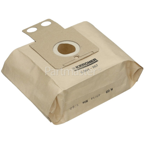 Karcher Paper Dust Bags & Micro Filter (Pack Of 5)