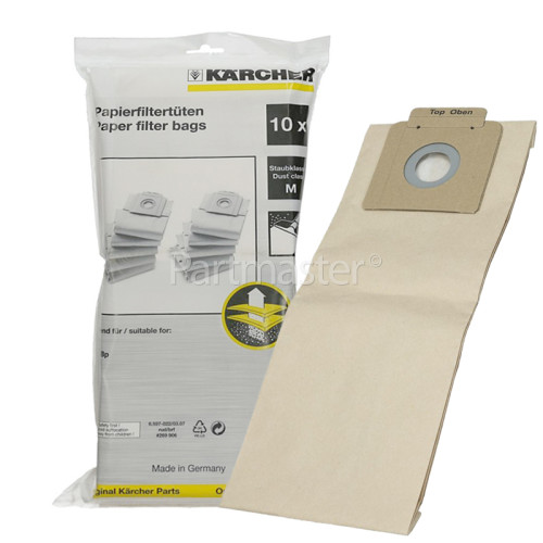 Karcher Paper Filtering Bags (Pack Of 10)