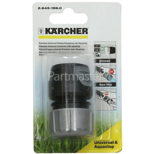 Karcher Universal Hose Connector With Aquastop www.partmaster.co.uk