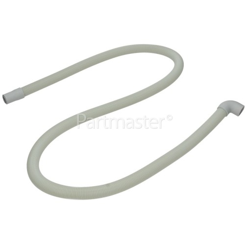 Grundig 1.5mtr. Drain Hose 19mm End With Right Angle End 22mm, Internal Dia.s'