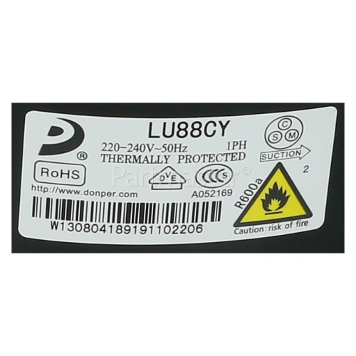 Compressor - LU88CY | www.partmaster.co.uk