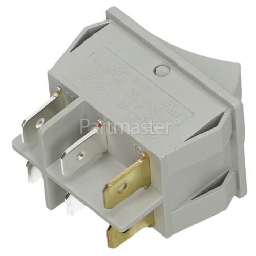 Radel Double Switch DRH2415 Lamp) Grey 125V15A