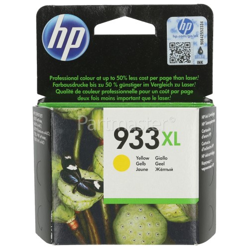 Hewlett Packard Genuine HP No 933XL Yellow Ink Cartridge - CN056AE