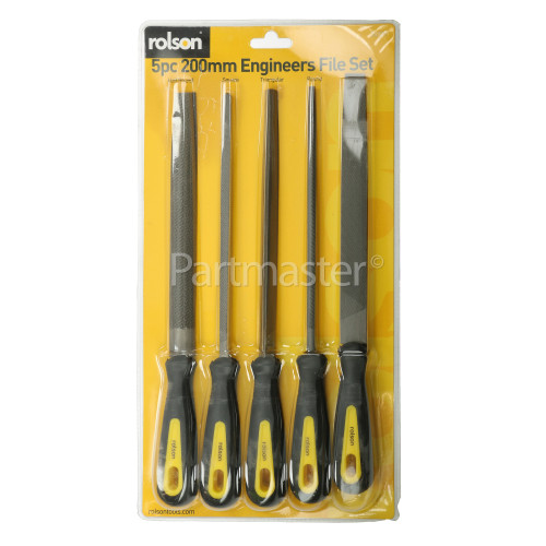 Rolson 5 Piece Engineers File Set