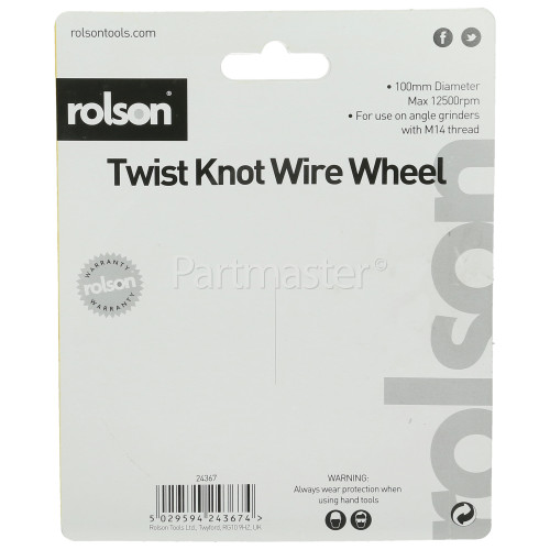 Rolson Twist Knot Wire Wheel