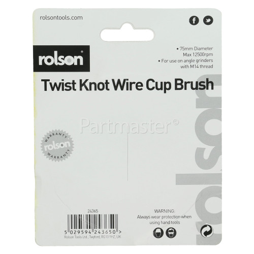 Rolson Twist Knot Wire Cup Brush