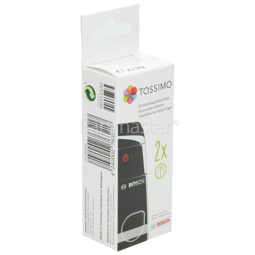 Bosch Tassimo Descaling Tablets (For 2 Treatments) www.partmaster.co.uk