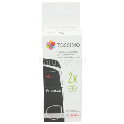 Bosch Tassimo Descaling Tablets (For 2 Treatments) www.partmaster.co.uk