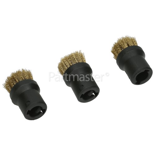 Karcher Brass Round Brush Set - Pack Of 3