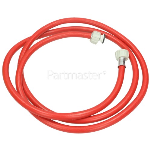 Care+Protect 2.5m Hot Water Inlet Hose Red 10x15mm Diameter