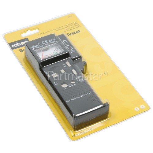 Rolson Battery, Bulb And Fuse Safety Tester PPE www.partmaster.co.uk