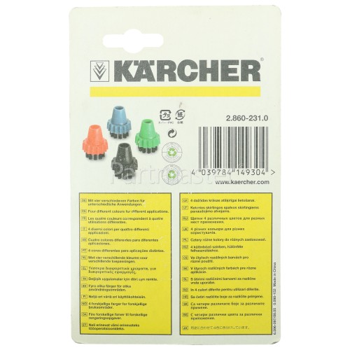 Karcher Round Brushes (Pack Of 4)